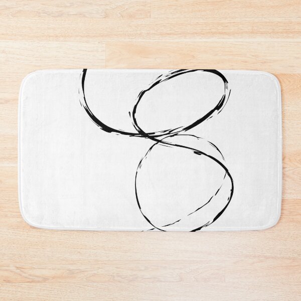 Item preview, White Abstract line art 9 designed and sold by MinimalStudio.