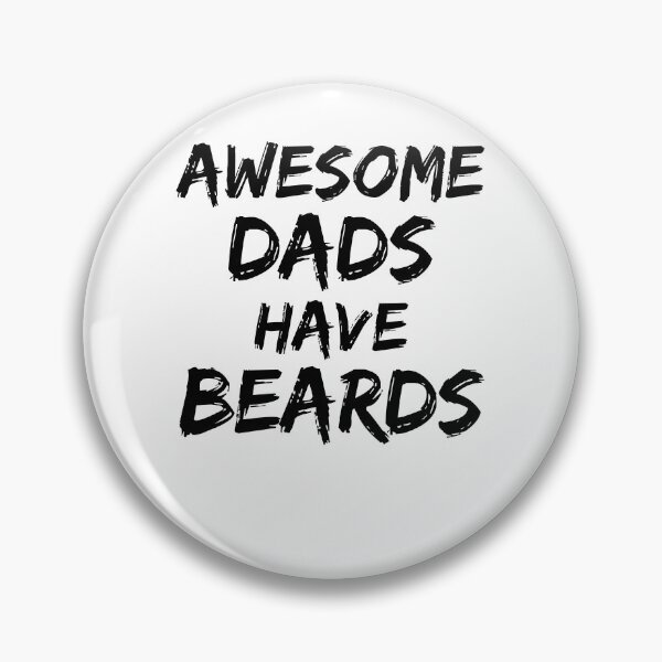 Aperçu de l'œuvre Awesome Dads Have Beards Father's Day Gift créée et vendue par TNDesignStudio.