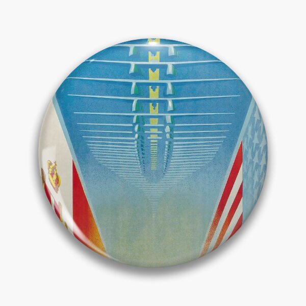 Item preview, Crociere Aereo vintage travel poster designed and sold by stickart-marek.