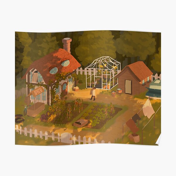 dreaming about doing chores in my personal little village Poster