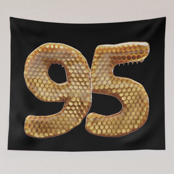 Item preview, Fuente 95 Number 3d Honey Numbers designed and sold by HelloFromAja.