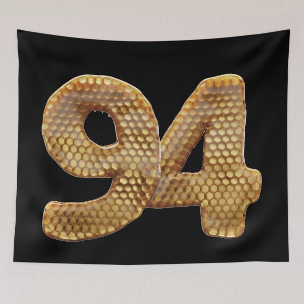 Item preview, 94 Number 3d Honey Numbers Font designed and sold by HelloFromAja.