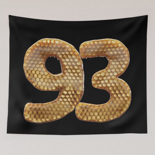 Item preview, 93 Number 3d Honey Numbers Font designed and sold by HelloFromAja.