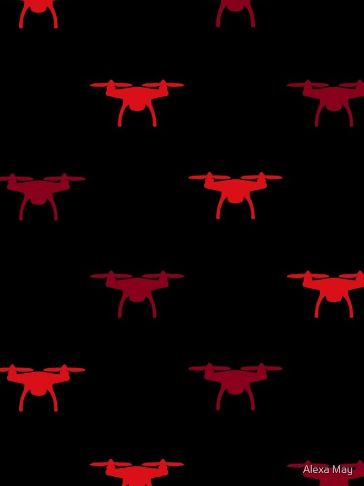 Aperçu 5 sur 5. Coque iPhone avec l'œuvre Drones Rouges créée et vendue par MayDrones.