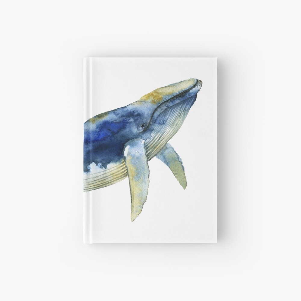 Blue Whale Hardcover Journal