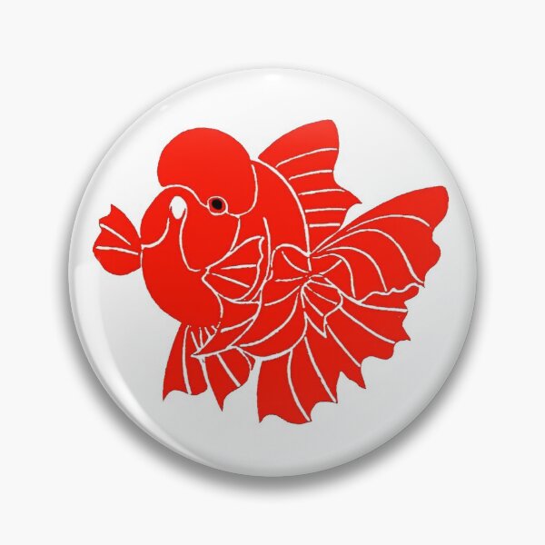 Item preview, Oranda Full Orange Goldfish designed and sold by Nosnah.
