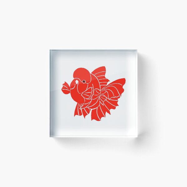 Item preview, Oranda Full Orange Goldfish designed and sold by Nosnah.
