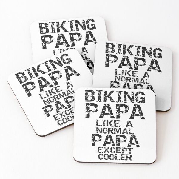 Artikelvorschau, Biker Gift Biking Papa Like a Normal Papa Except Cooler Father's Day Gift entworfen und verkauft von TNDesignStudio.