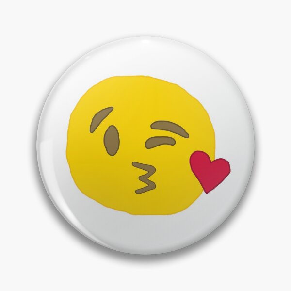 Item preview, kiss emoji designed and sold by Gossip Rag.