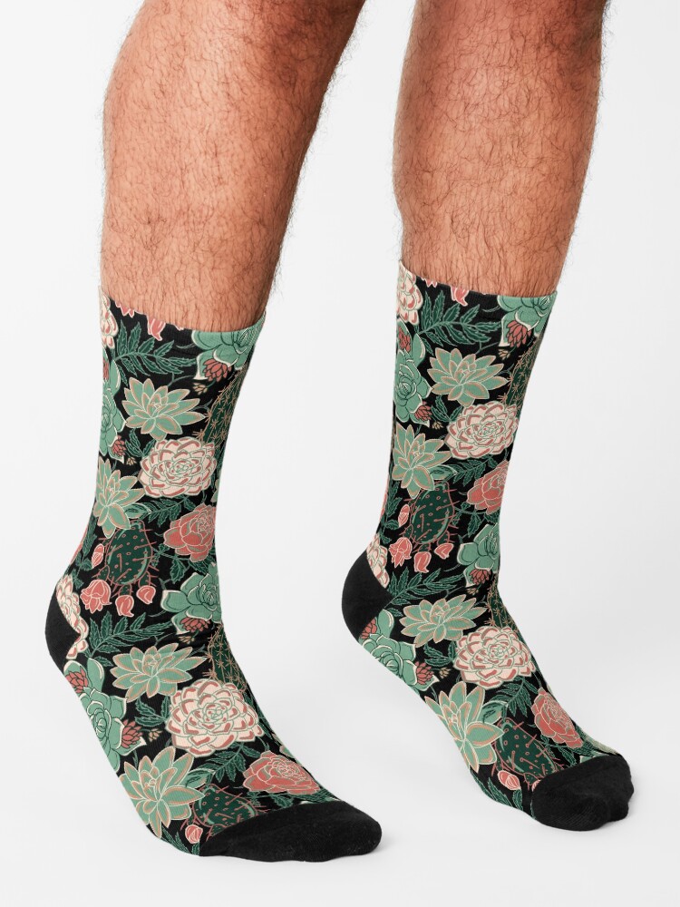 Alternate view of succulent Socks
