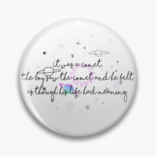 Item preview, The boy saw the comet.. Lucas Scott quote- One Tree Hill designed and sold by KikkaT.