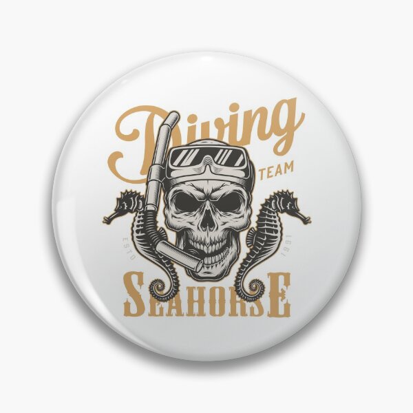 Item preview, Seahorse Diving Team designed and sold by Vector Scout Lab.