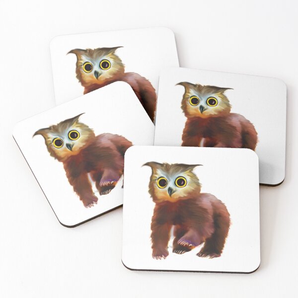 Item preview, Itty Bitty Owlbear  - no background designed and sold by Amanita Amor.