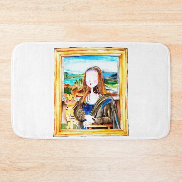 Item preview, Mona Luisa and cat Leo designed and sold by IsabelSalvador.