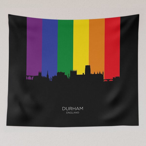 Item preview, Durham England Skyline Cityscape designed and sold by ArtPrints.