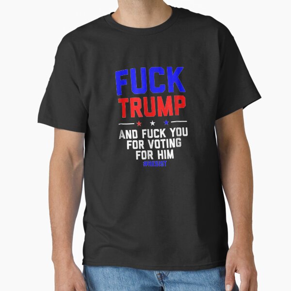 Vista previa del artículo con la obra «Que le jodan a Trump y a ti por votar por él - Política», diseñado y vendido por PenelopeMunoz.