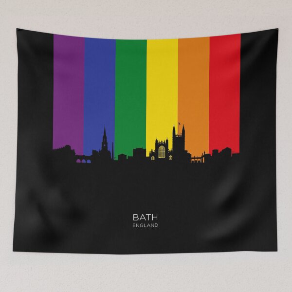 Item preview, Bath England Skyline Cityscape designed and sold by ArtPrints.