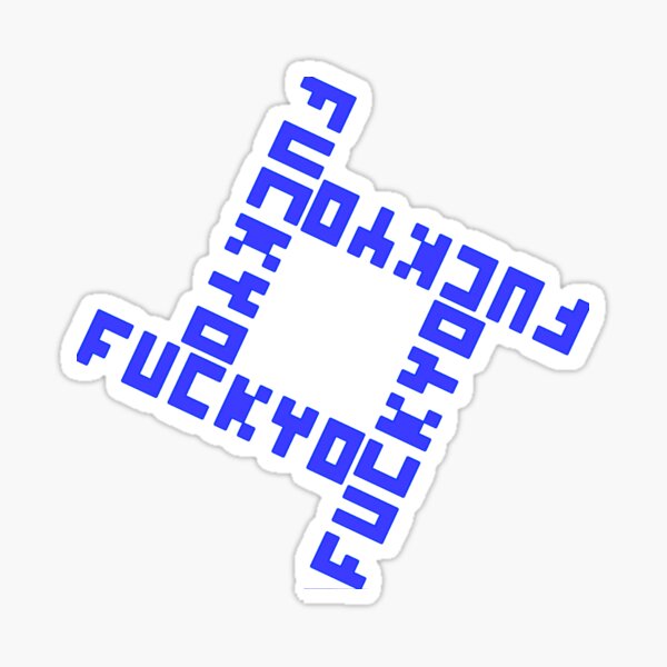 Item preview, FU  Read my Lips...  Look Close  its F U n  Blue and Whie designed and sold by hdkdox.