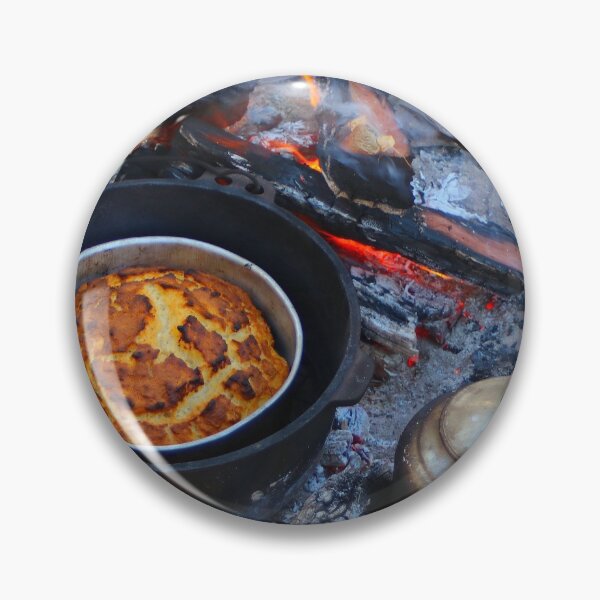 Item preview, Damper and kettle on the camp fire, Australia designed and sold by FranWest.