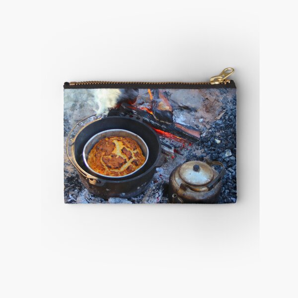 Item preview, Damper and kettle on the camp fire, Australia designed and sold by FranWest.