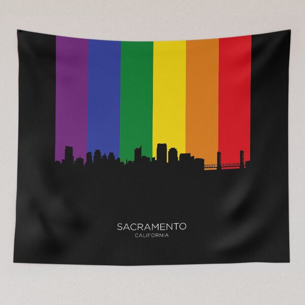 Item preview, Sacramento California Skyline designed and sold by ArtPrints.