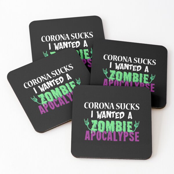 Item preview, Corona sucks I wanted a zombie apocalypse designed and sold by Teecha.