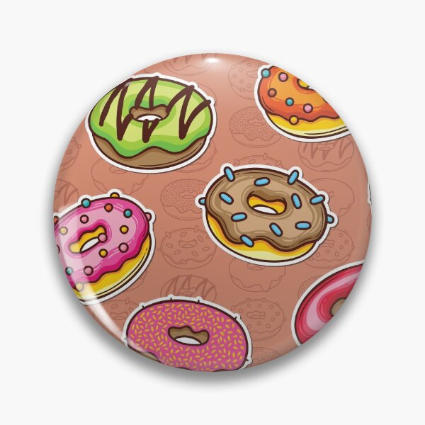 Item preview, Donuts Pattern designed and sold by Georgia Elroy.