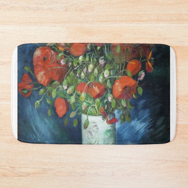 Item preview, Vase with red poppies by van Gogh designed and sold by artimaeus.