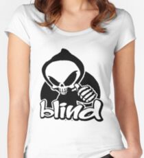 Blind skeleton. Women's Fitted Scoop T-Shirt