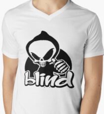 Blind skeleton. Men's V-Neck T-Shirt