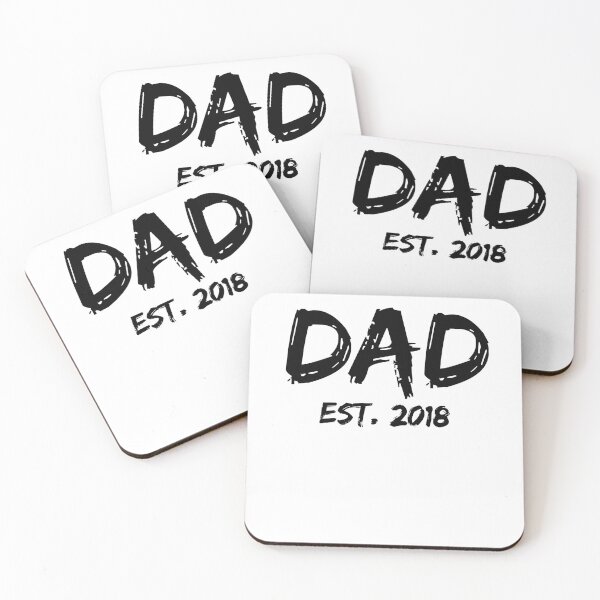 Aperçu de l'œuvre Cool Dad Est. 2018 Father's Day Gift créée et vendue par TNDesignStudio.