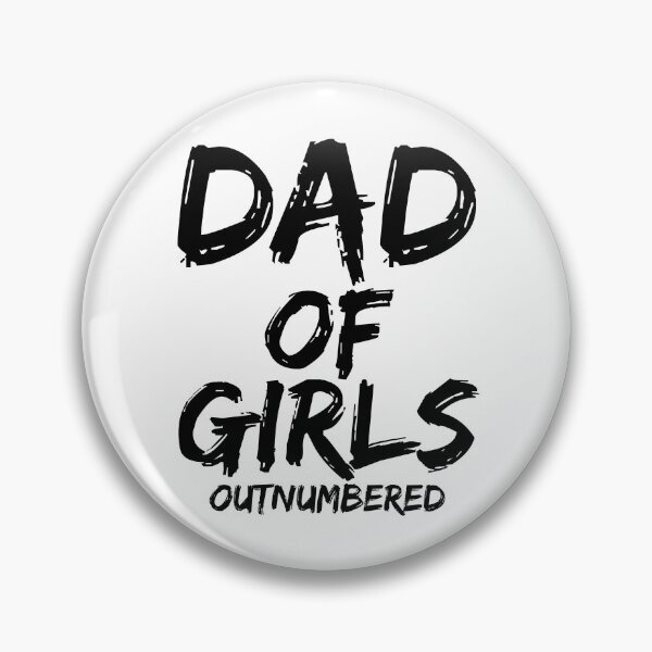 Item preview, Cool Dad of Girls Outnumbered Father's Day Gift designed and sold by TNDesignStudio.
