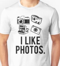 i like photos. Unisex T-Shirt