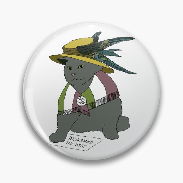 Item preview, We Demand The Vote Cat designed and sold by djalicat.