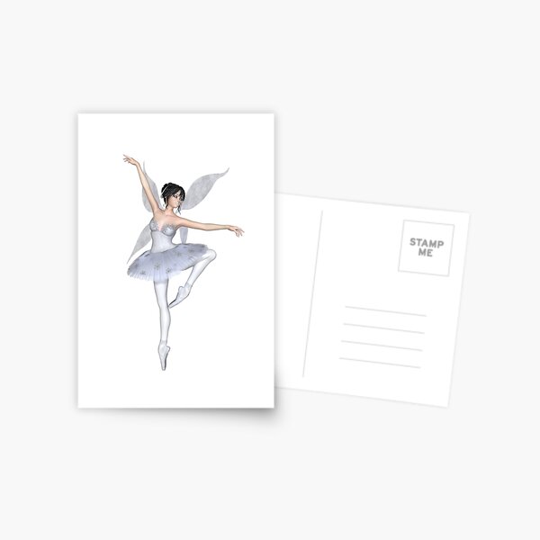 BALLERINA in a pink tutu Ballet Corsair New Unposted Postcard 