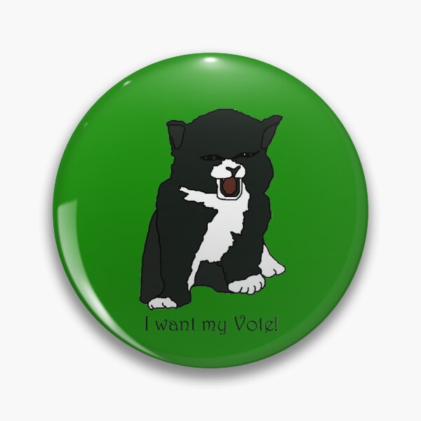 Item preview, I want my Vote! Cat designed and sold by djalicat.