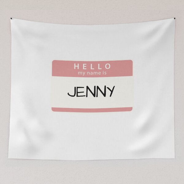 Item preview, Hello my name is Jenny designed and sold by melbournegirl.