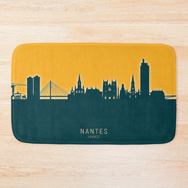 Item preview, Nantes France Skyline designed and sold by ArtPrints.