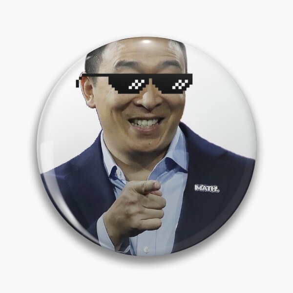 Item preview, Andrew Yang "Deal With It" designed and sold by jsetow.