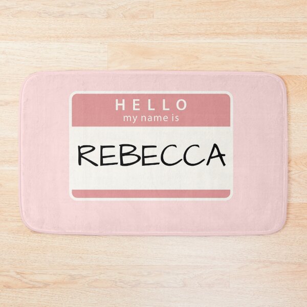Item preview, Hello my name is Rebecca designed and sold by melbournegirl.