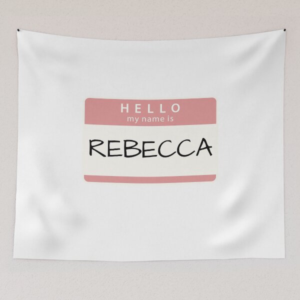 Item preview, Hello my name is Rebecca designed and sold by melbournegirl.