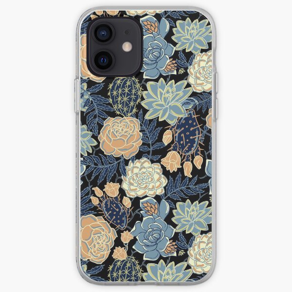 blue succulent iPhone Soft Case