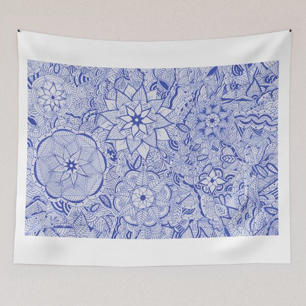 Item preview, Royal Blue Mandala Improvisation designed and sold by MarisaGoncalves.
