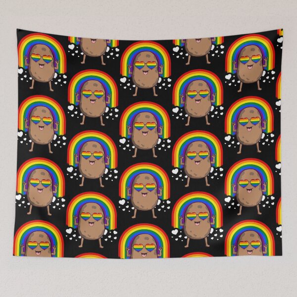 Item preview, Gay Pride Rainbow LGBT Potato designed and sold by fatamyfan1.