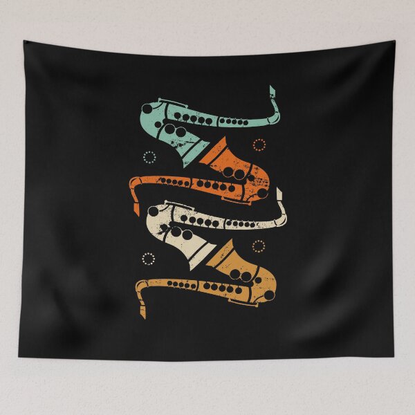 Item preview, Retro saxophone designed and sold by bestshirtdesign.