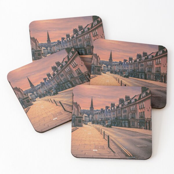 Item preview, Bath Somerset Lockdown morning empty street ART Art designed and sold by balazsromsics.