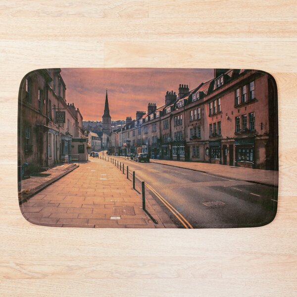 Item preview, Bath Somerset Lockdown morning empty street ART Art designed and sold by balazsromsics.