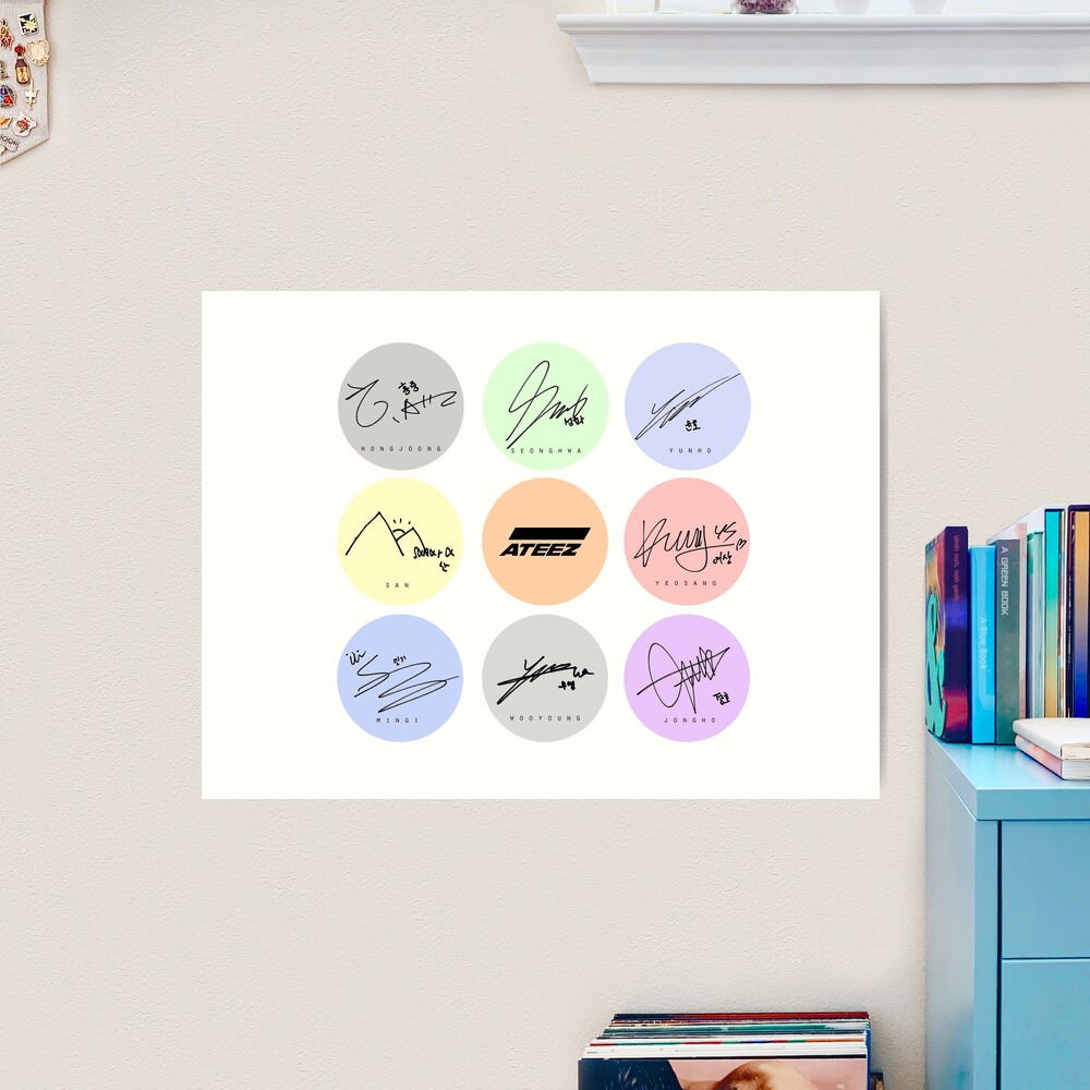 Ateez Signature Pattern