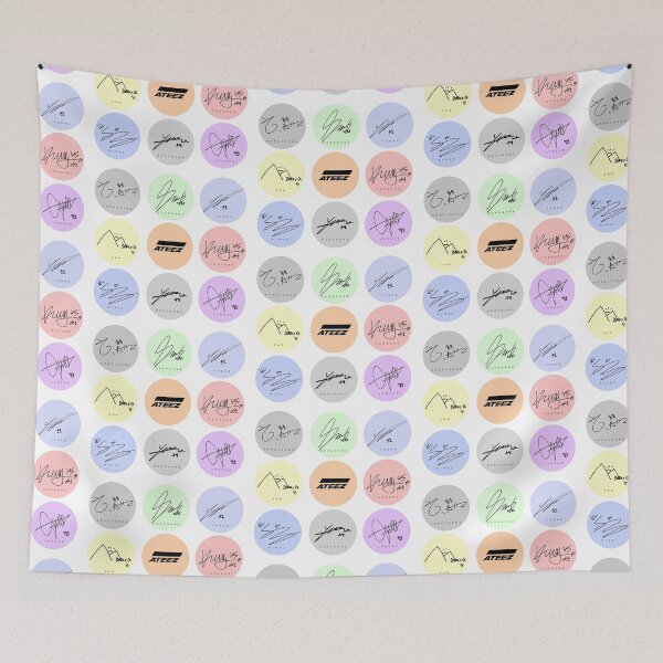 Item preview, Ateez Signature Pattern designed and sold by lovely-day.