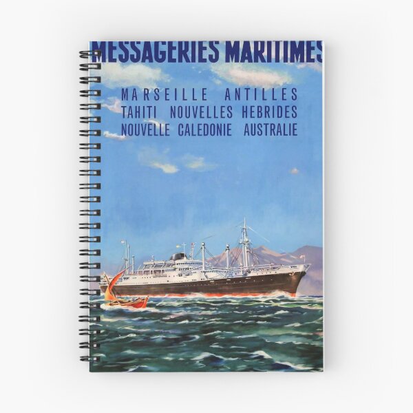 Artikelvorschau, Messageries Maritimes vintage travel poster entworfen und verkauft von stickart-marek.